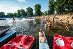 Přírodní koupaliště Proboštská jezera - wake park