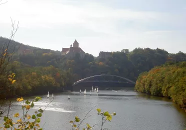 Brněnská přehrada a hrad Veveří