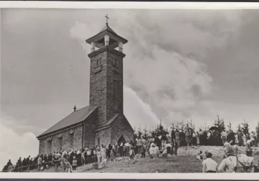 Rozhledna Kozubová - historické foto