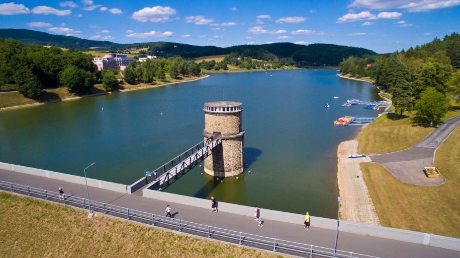 Luhačovická přehrada (foto městys Pozlovice)